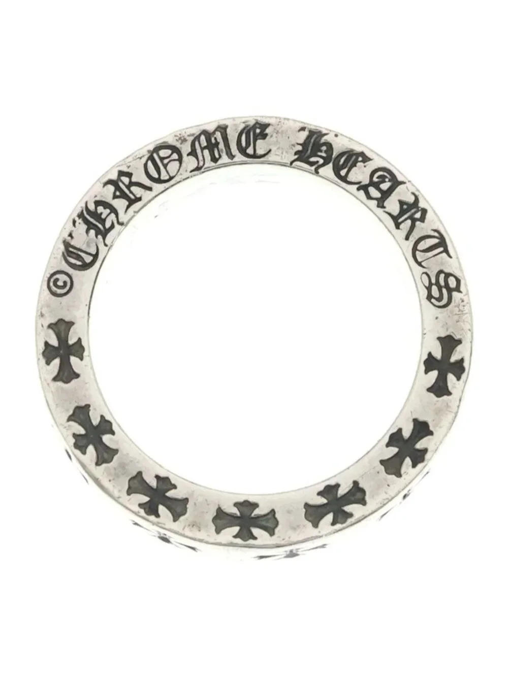 Chrome Hearts Spacer Forever Ring Silver